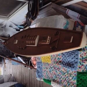 Handcrafted Solid Wood Boat Competition Full Size